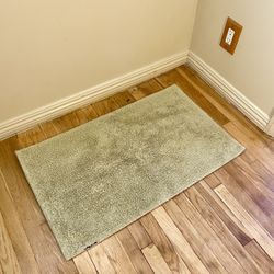 Sage Green 100% Cotton Bath Mat Bathroom Rug