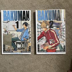 Bakuman Manga Volumes 1 and 2