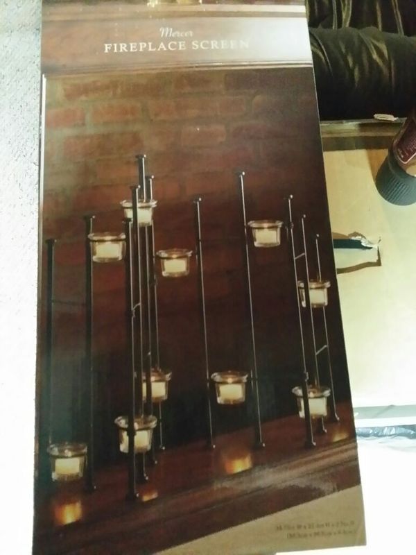 Mercer Fireplace Screen With Candle Votives For In Bridgeton 20sold