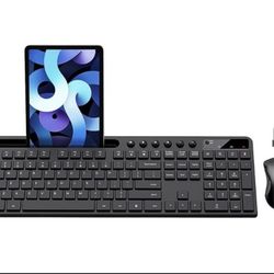 Wireless Keyboard and Mouse Combo, MARVO 2.4G Ergonomic