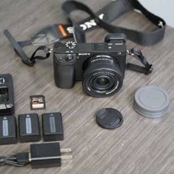 Sony A6400 With 16-50 OSS II Kit Lens & 64GB SD