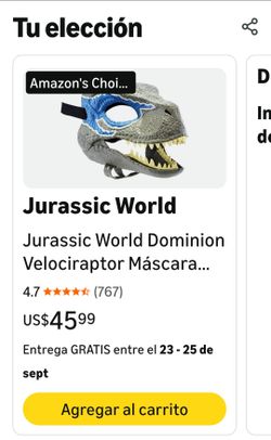 Velociraptor Blue de Jurassic World Dominion Mask