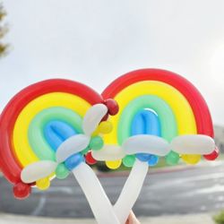 Handmade balloon deco