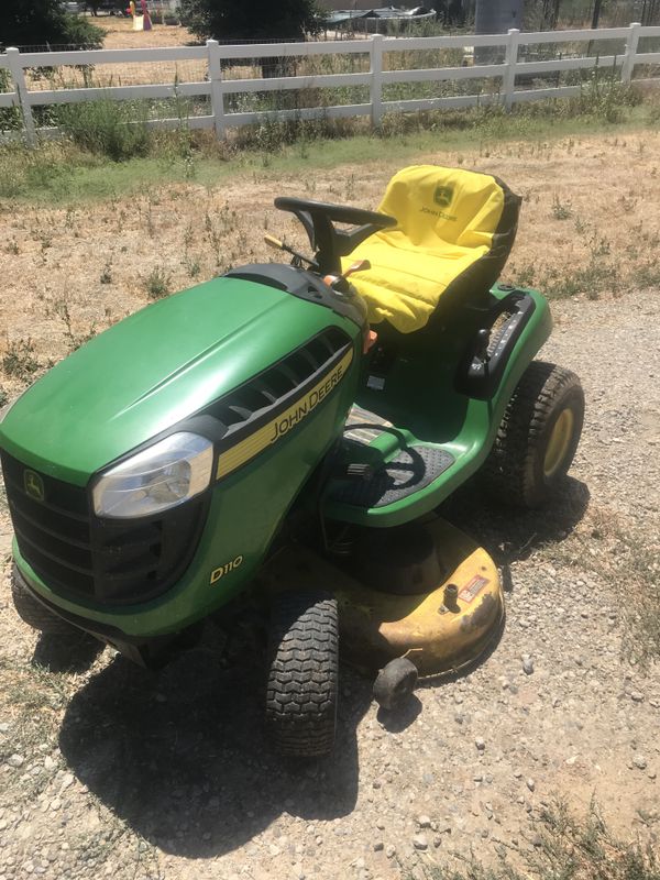 John Deere d110 mower with bags for Sale in Galt, CA OfferUp
