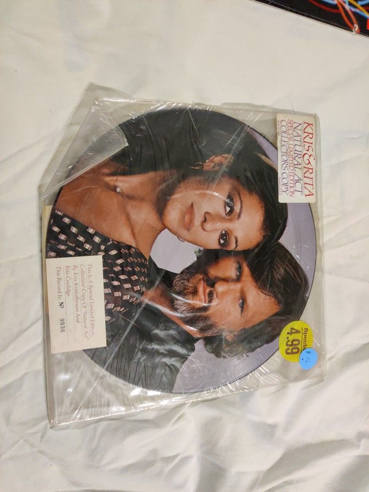 Kris Kristofferson And Rita Coolidge Vinyl LP.