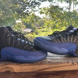Jordan 12 Retro Black Game Royal 