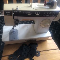 USED SINGER MERRITT  SEWING MACHINE W/ FOOT PEDAL