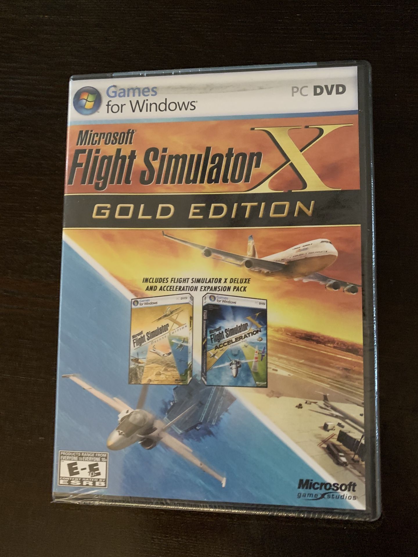 Microsoft Flight Simulator X Gold Edition for Windows PC DVD
