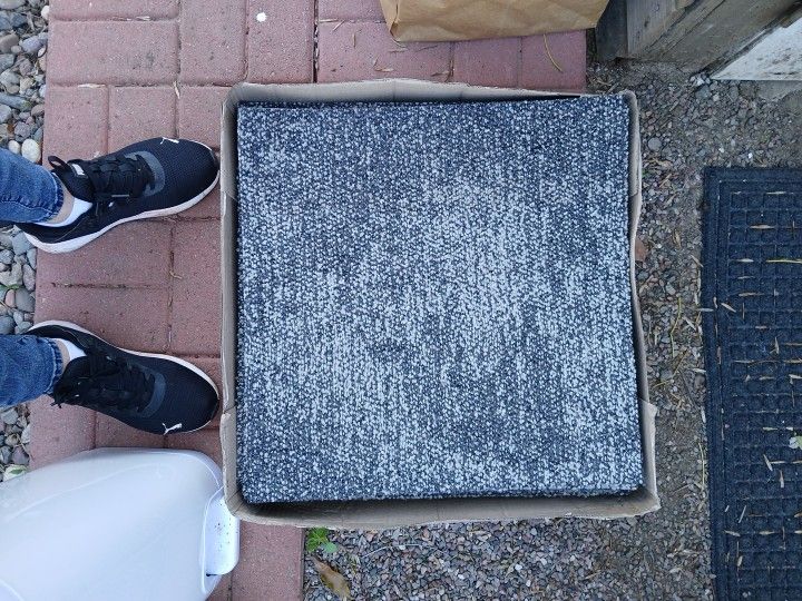 2 Boxes Carpet Tiles New 40 Tiles Total