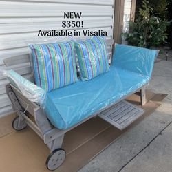 NEW PATIO CONVERTIBLE BENCH