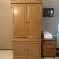 Armoire - Computer Workstation