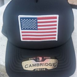 USA Flag Retro Mesh And Foam Trucker Hat 