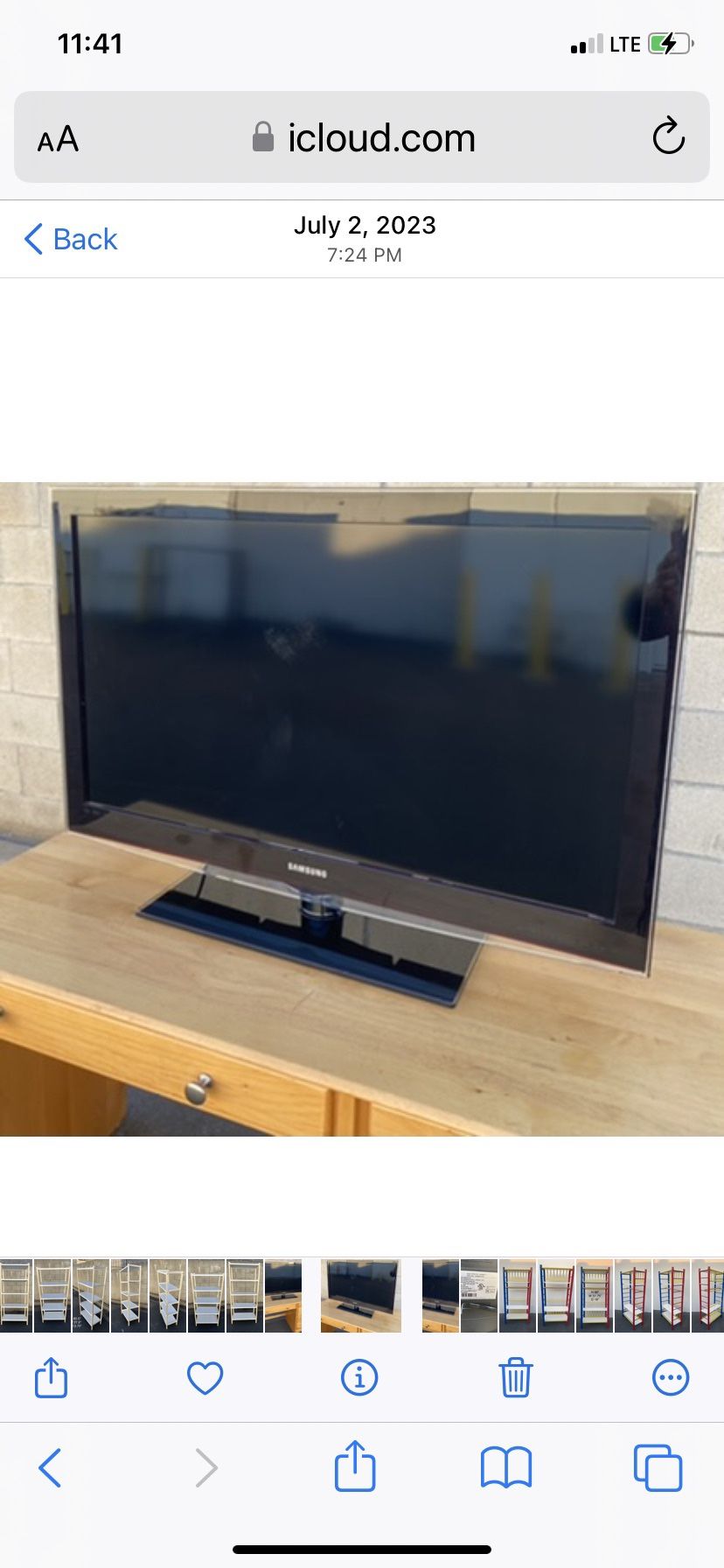 40” Samsung Television with Remote