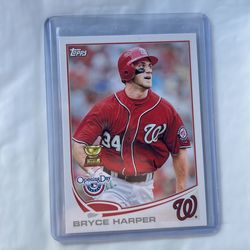 Bryce Harper ROOKIE CARD