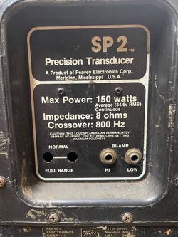 Peavey SP2 Precision Transducer Speaker