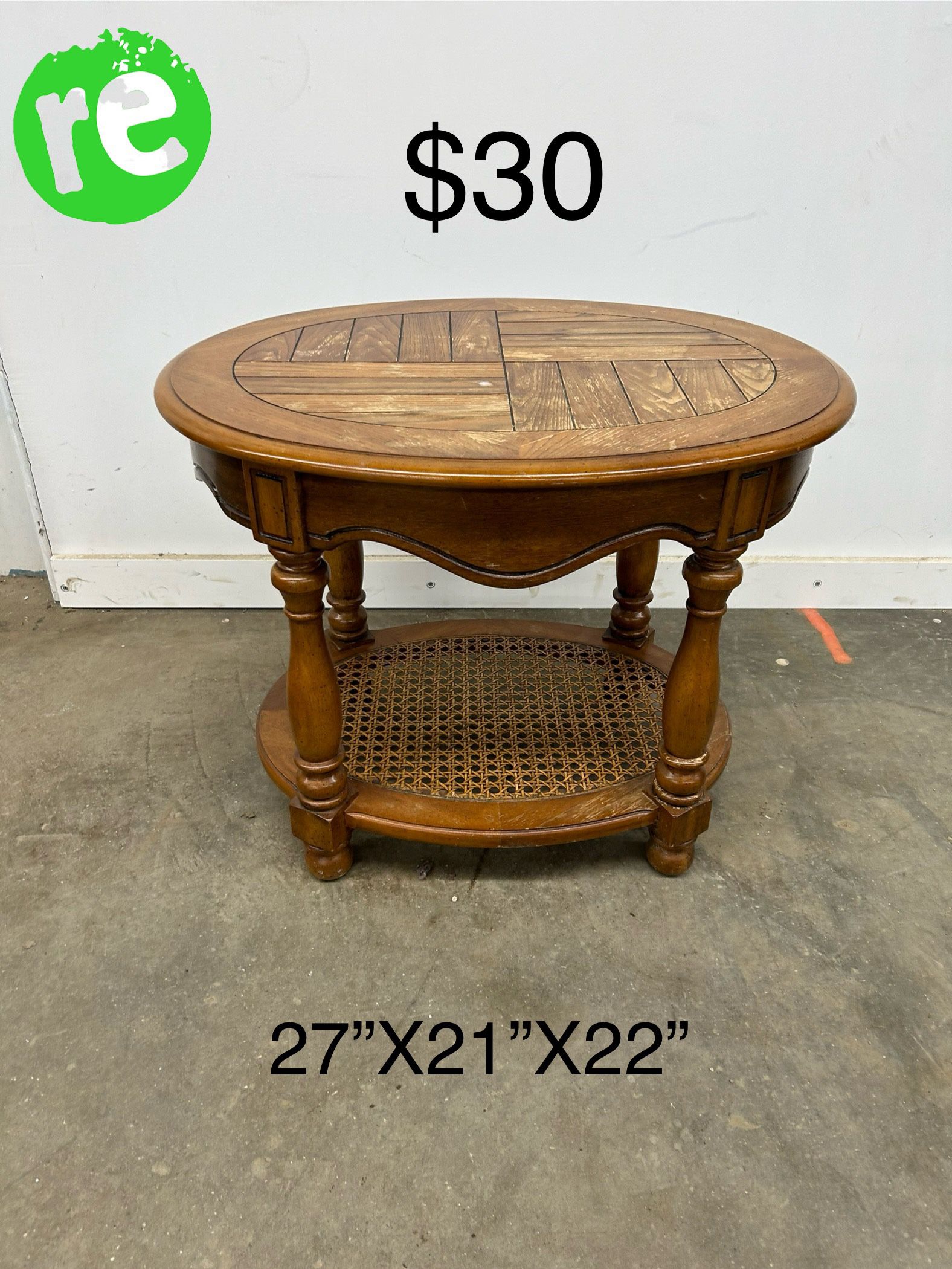 Oval Vintage Coffee Table