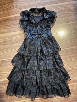 Wednesday Addams costume Size 4-5 girls