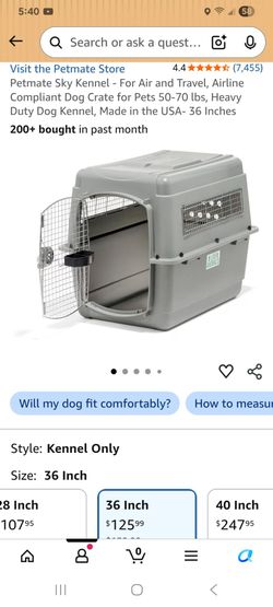 Dog Travel Kennel like new