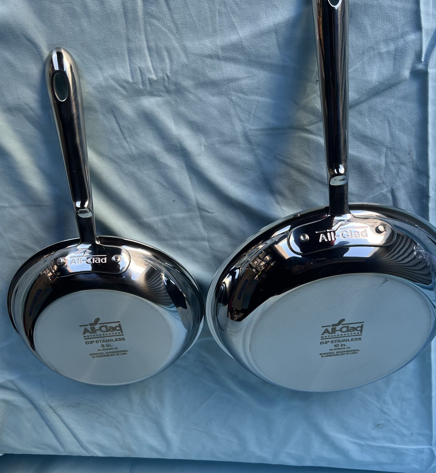 All-Clad D3 Stainless Steel  2-piece Fry Pan Set