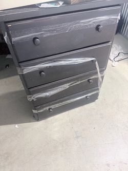 Solid Wood Four Deep Drawers dresser .