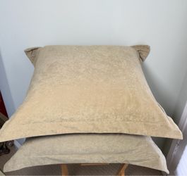Large 26” Down Feather Pillows, Set of 2
