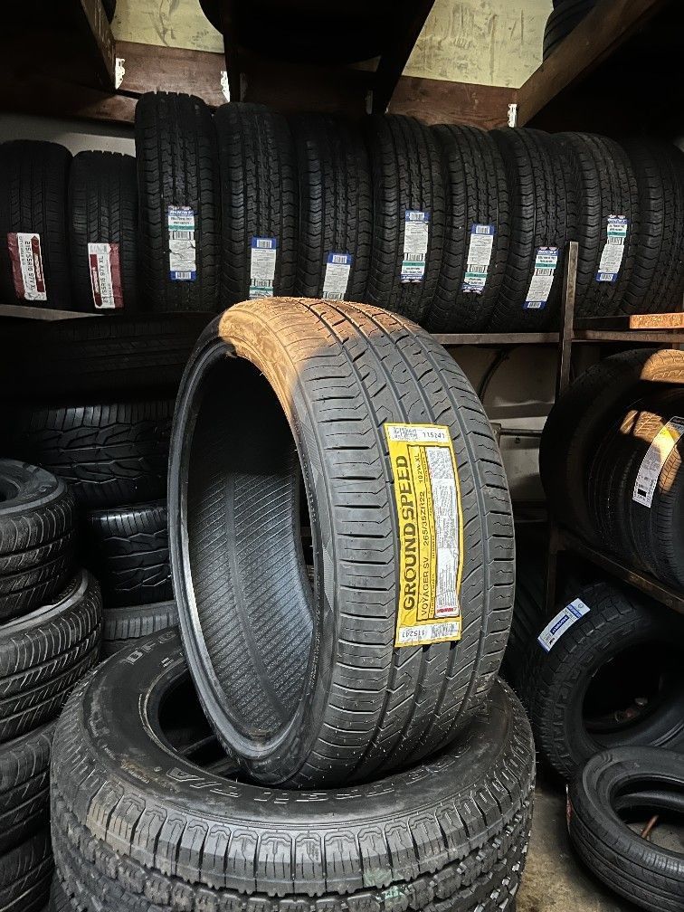 4 Brand New Tires 265/35/22 Grounds SPeeds Tires