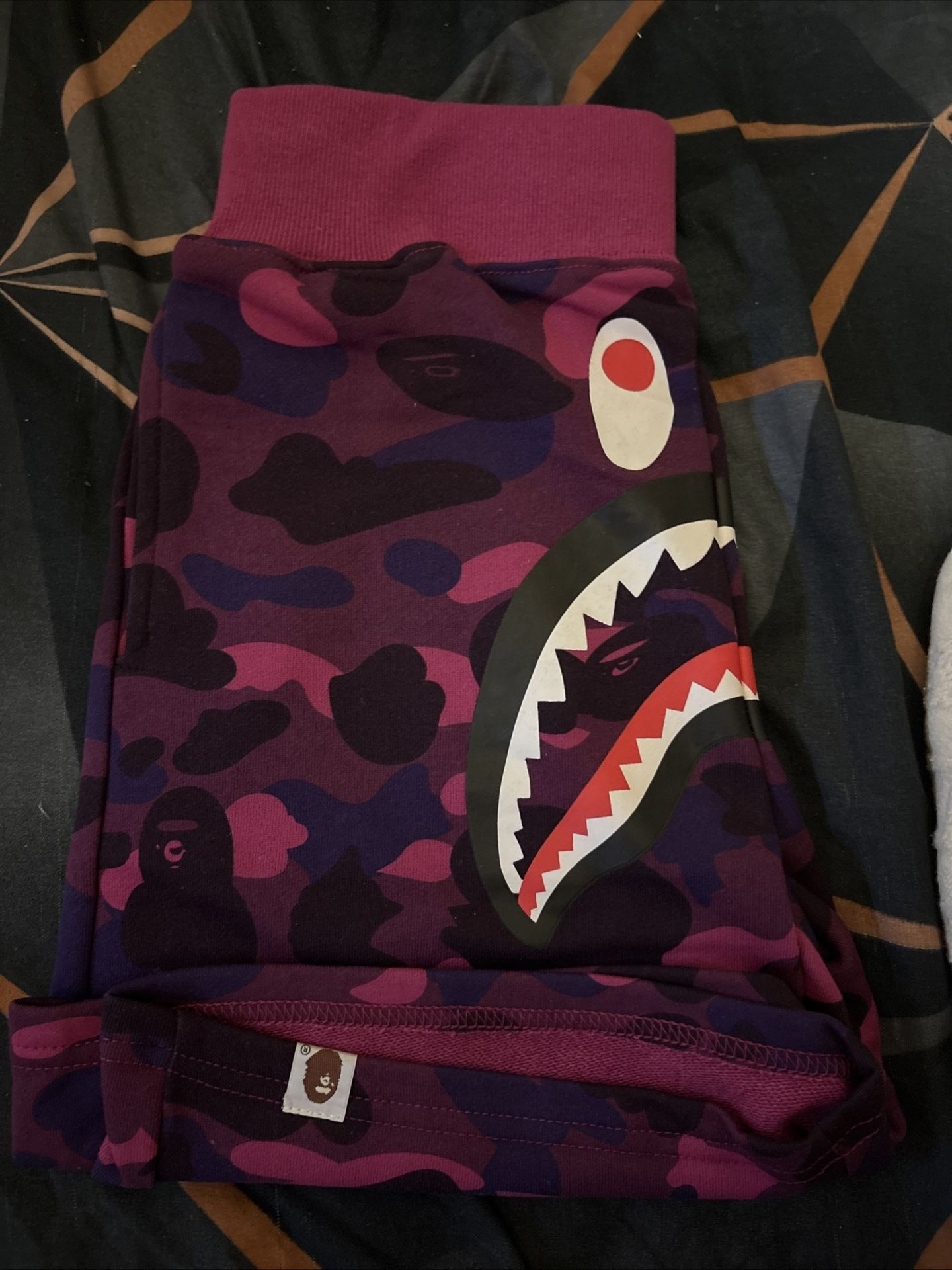 Purple Bape Shorts 