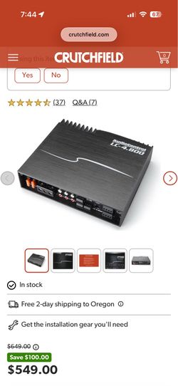 Audio Control LC-4.800 4ch amp BNIB 4 channel amplifier and bass knob