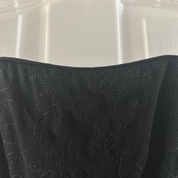 Designer Formal Beaded Black Dress