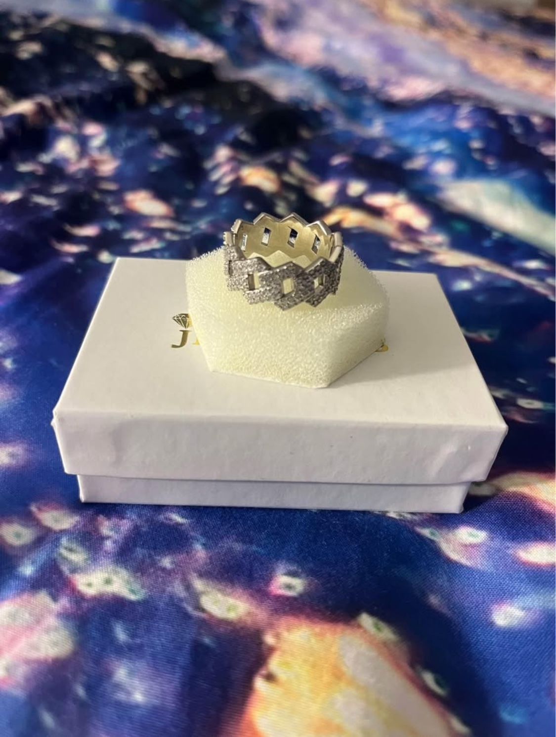 Moissanite Women Cuban Ring VVS 4.6ct Sterling Silver Size 9 GRA Certified SERIOUS INQUIRIES ONLY