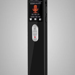 64GB Digital Voice Recorder Bluetooth 5.2 mini Voice Activated Recorder Black