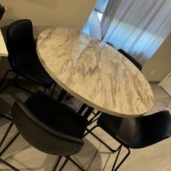 dining table and chairs 