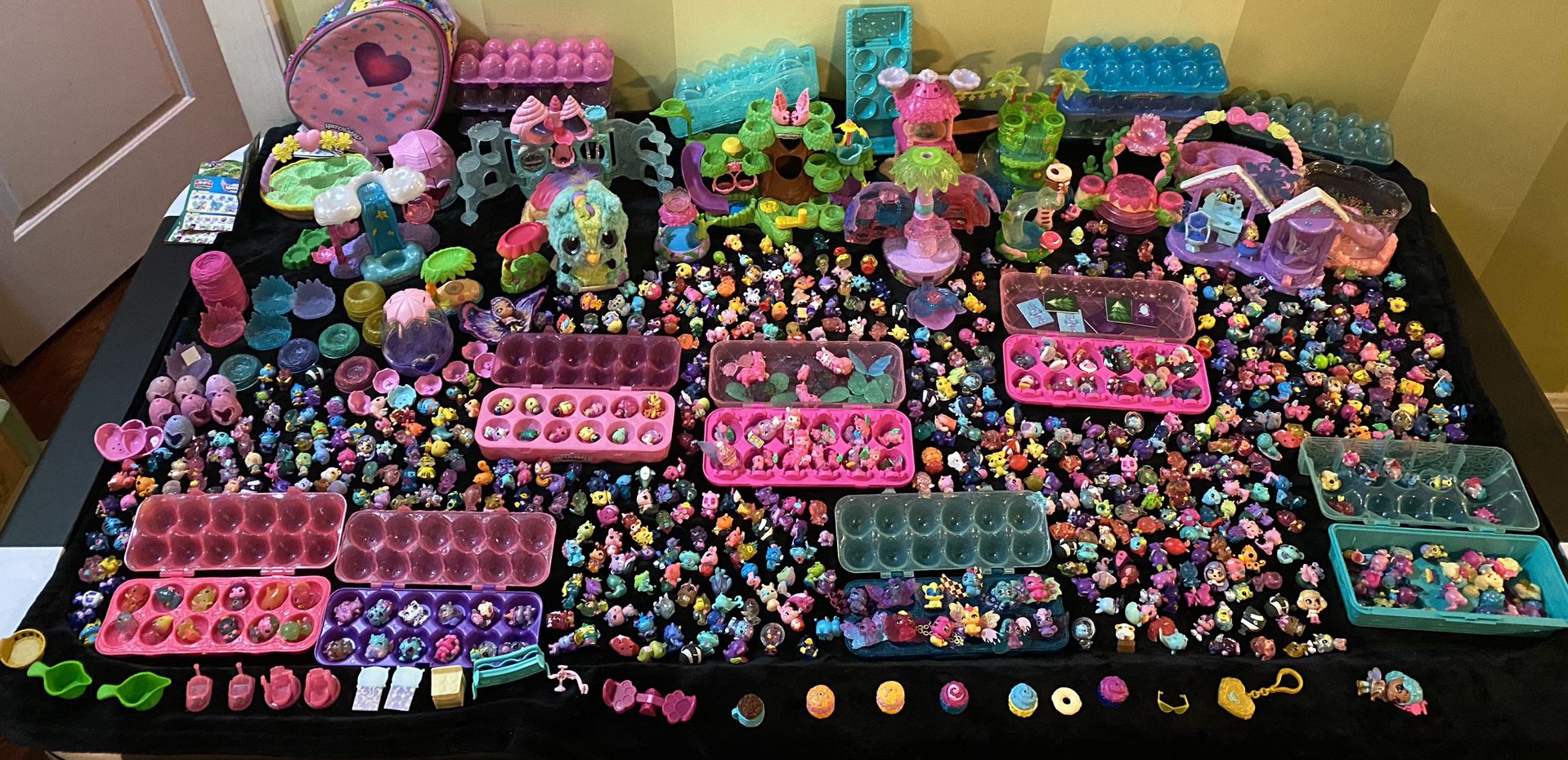 Hatchimals CollEGGtibles Lot 800+ pieces playsets/figures Seasons 1-11.5 (25 Pounds) Over $3k+ Value ! (Collectors Items) Kids Toy Figures