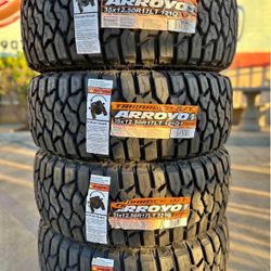 📲‼️35x12.50R17 Vendo set De Llantas Nuevas Marca Arroyo RT
