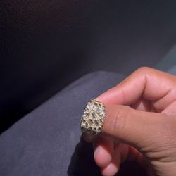 10k Gold Nugget Ring