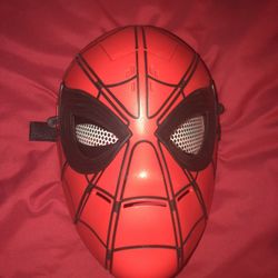 Halloween costume and Spiderman mask