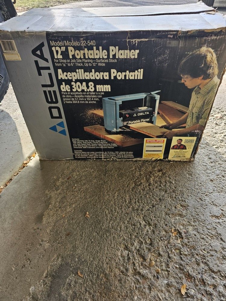 12" Portable Delta Planer