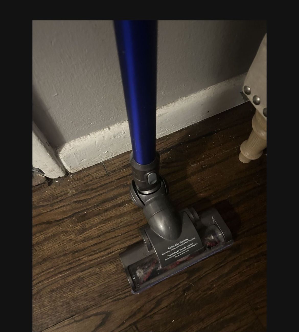 Dyson DC4 upright cordless vacuum power cord no attachments amazing suction asking 100 firm still like new works great