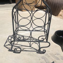 Counter Wine Rack Or Outdoor Seating Area