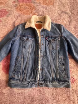 Levi Sherpa denim jacket size S