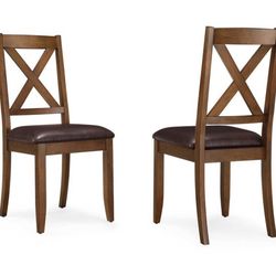 Better Homes & Gardens Maddox Crossing Dining Chair, Set of 2, Brown