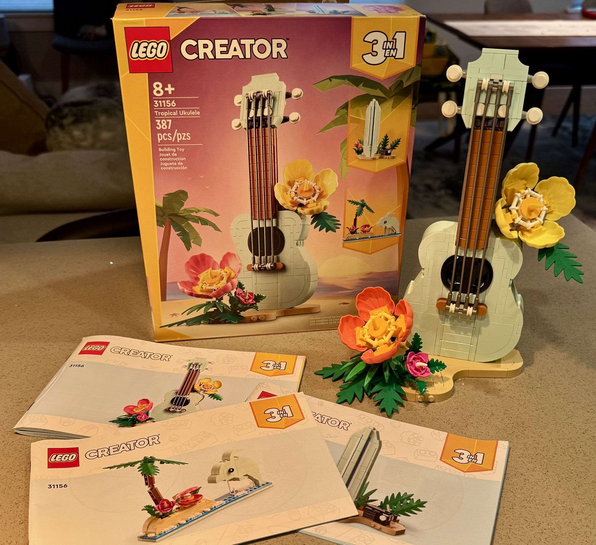 Lego Creator 3-in-1 Tropical Ukulele 31156