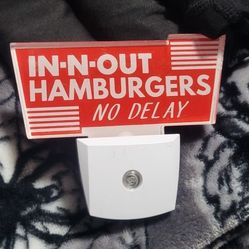 IN N OUT HAMBURGER night Light