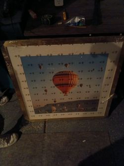 Framed Hot Air Balloon Photo Print