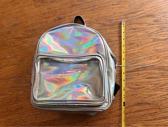 Holographic Mini Backpack