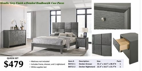 Queen bedroom set