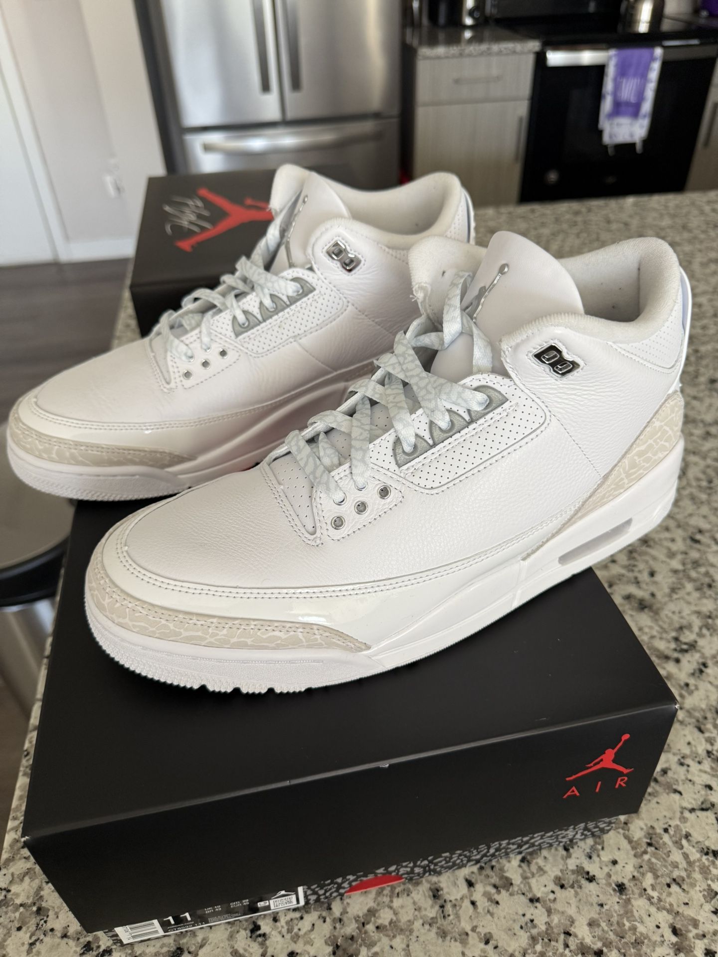 Jordan Pure Money 3s Size 11