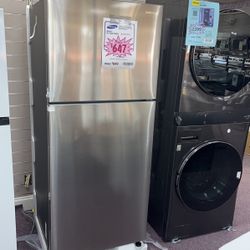 Refrigerator Stainless Steel 30” Inches New Open Box And 1 Year Warranty 
