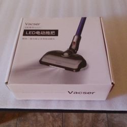 New Dyson V7 Or V8 Electric Mop Head Attachment Wet Or Dry With Led Light And Extra Pads