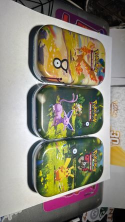 Pokémon Trading Card Game Mini Tins – Set of 3